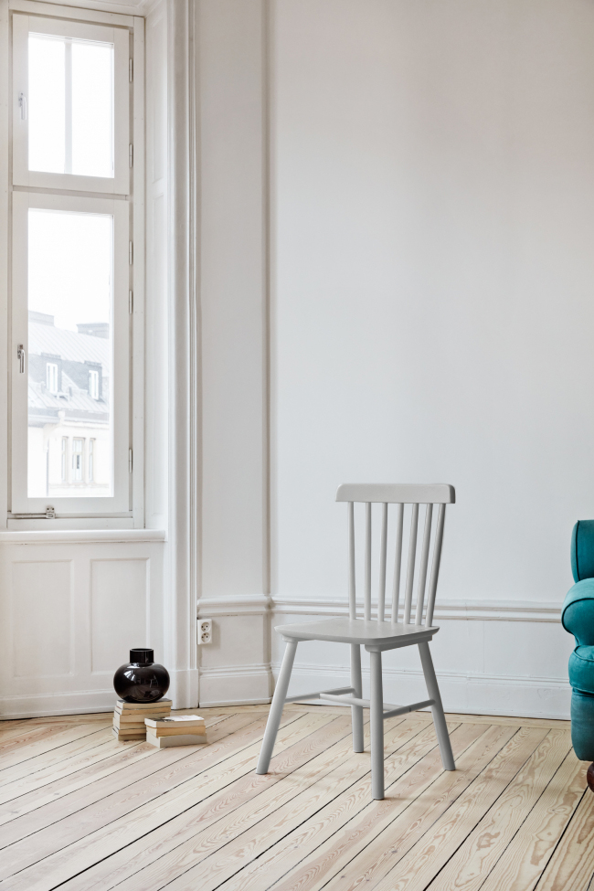 Silla de barra 'Elsa' - Gris claro