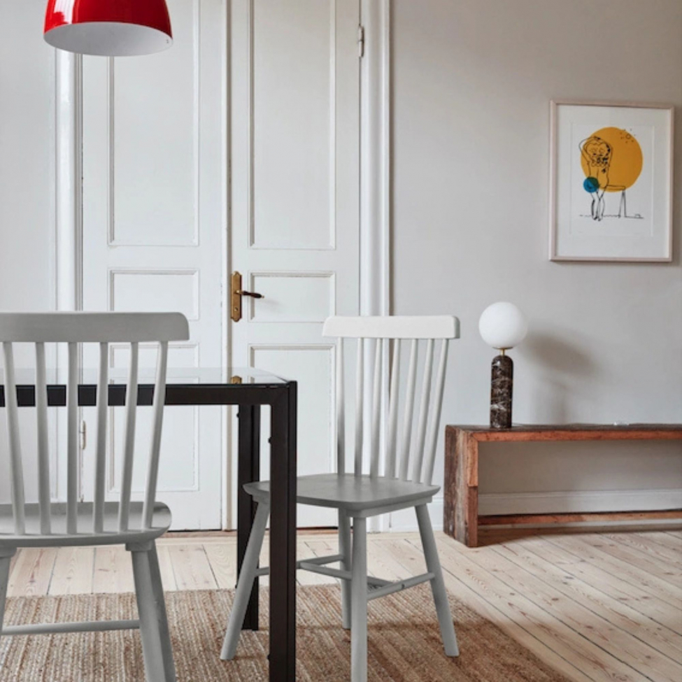 Silla de barra 'Elsa' - Gris claro