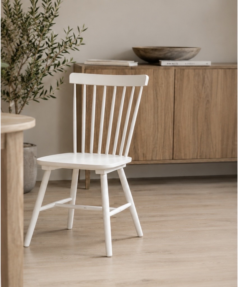 Silla de barra 'Elsa' - Blanca