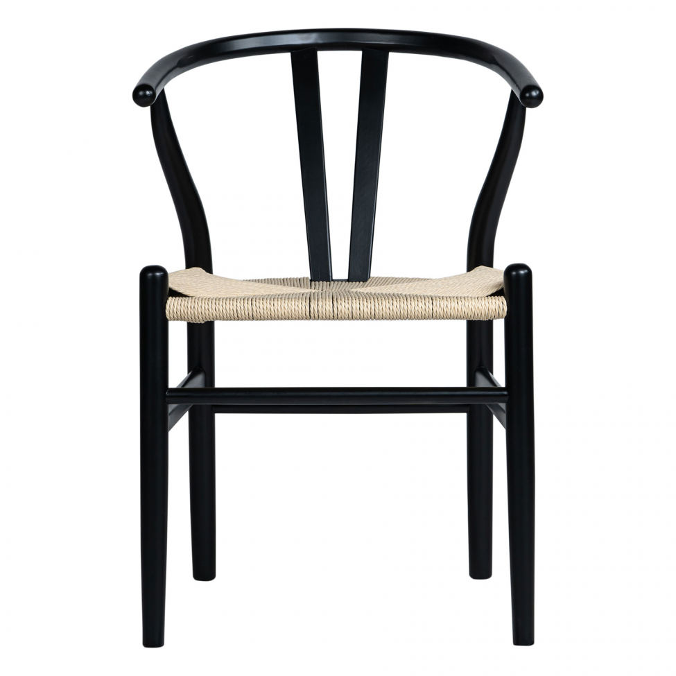 Silla 'Alta' - Negro/Beige