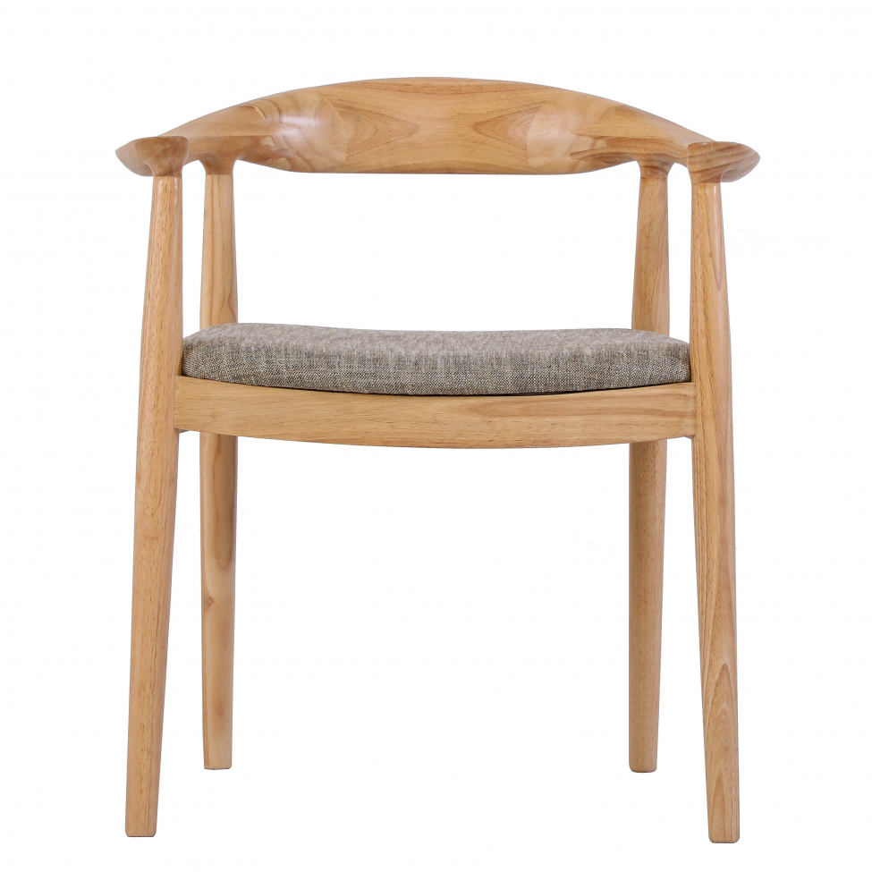 Silla 'Ask' - Natural/Gris