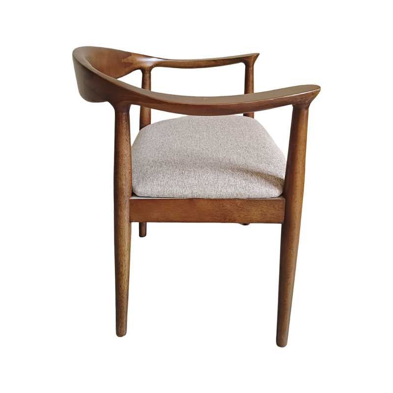 Silla 'Ask' - Nogal/Gris