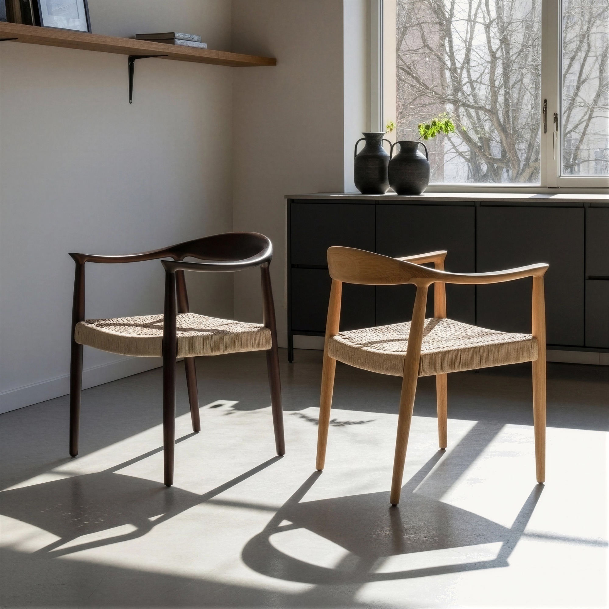 Silla 'Ask' - Nogal
