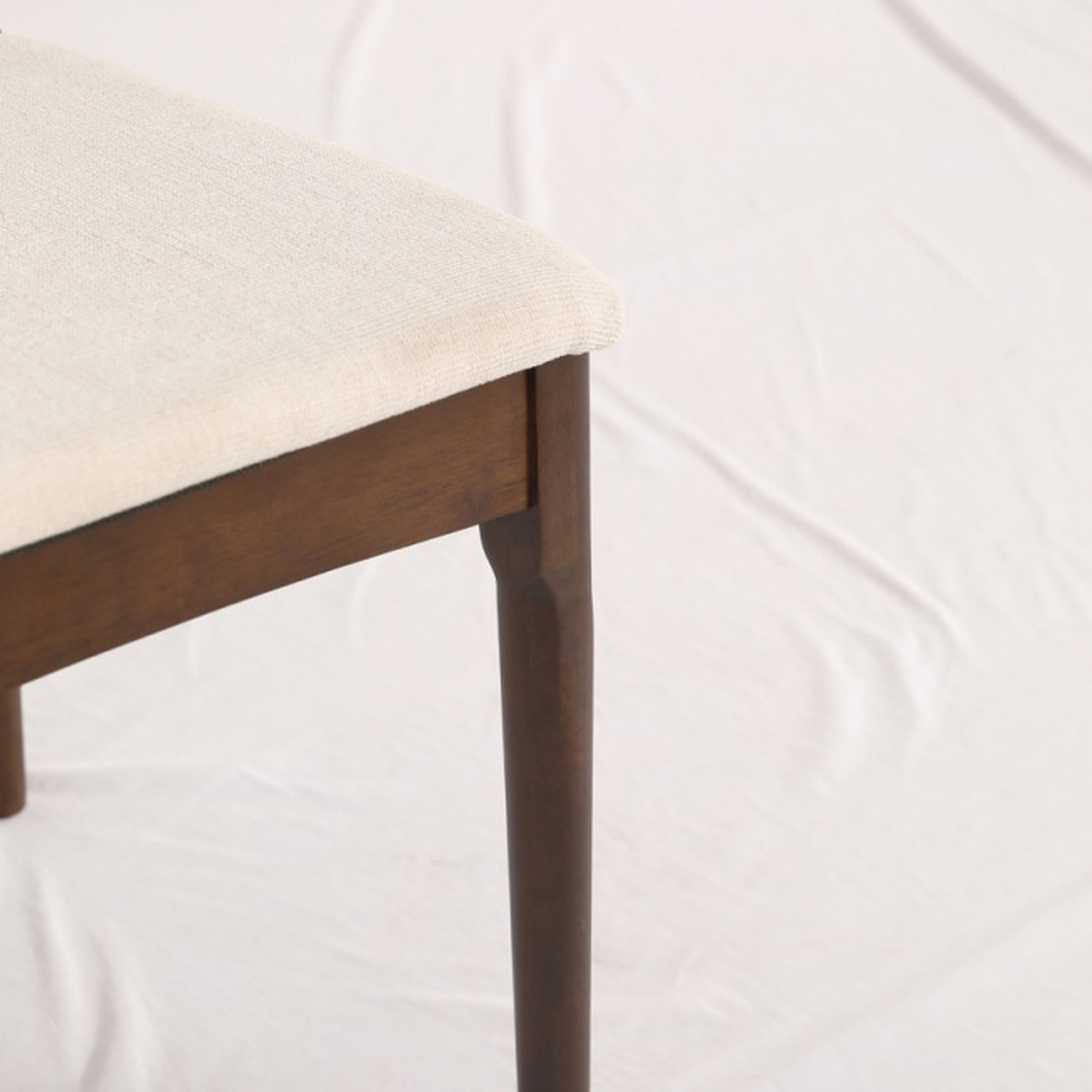 Silla 'Fager' - Nogal/Beige