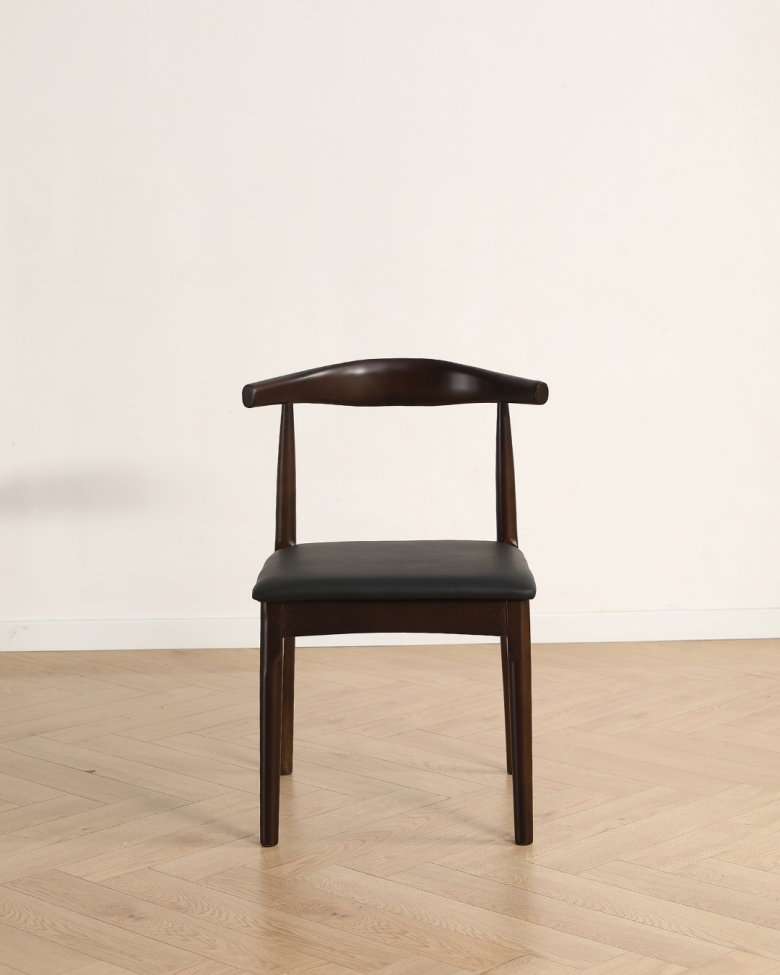 Silla 'Fager' - Nogal/Negro