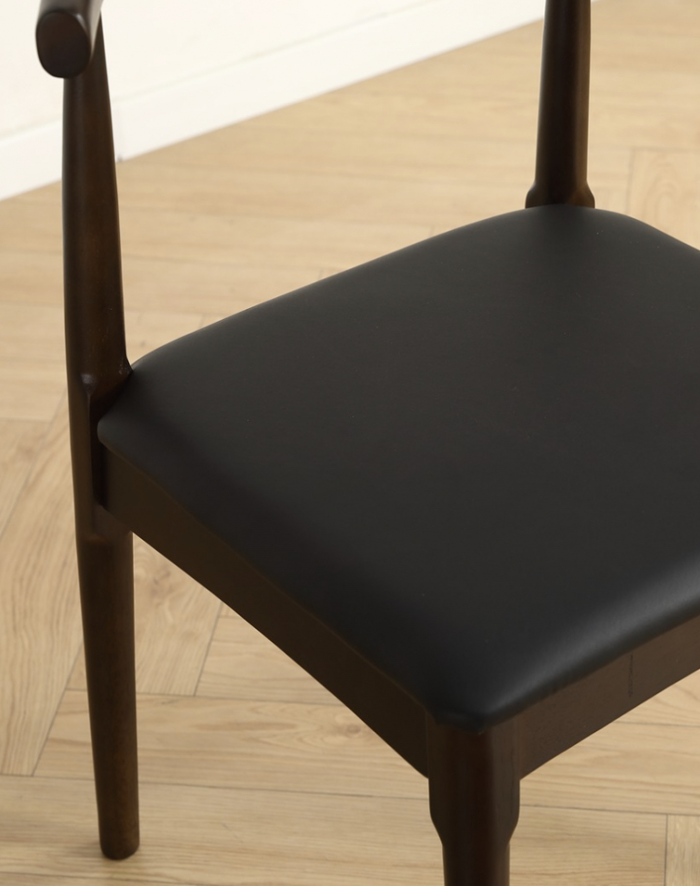Silla 'Fager' - Nogal/Negro