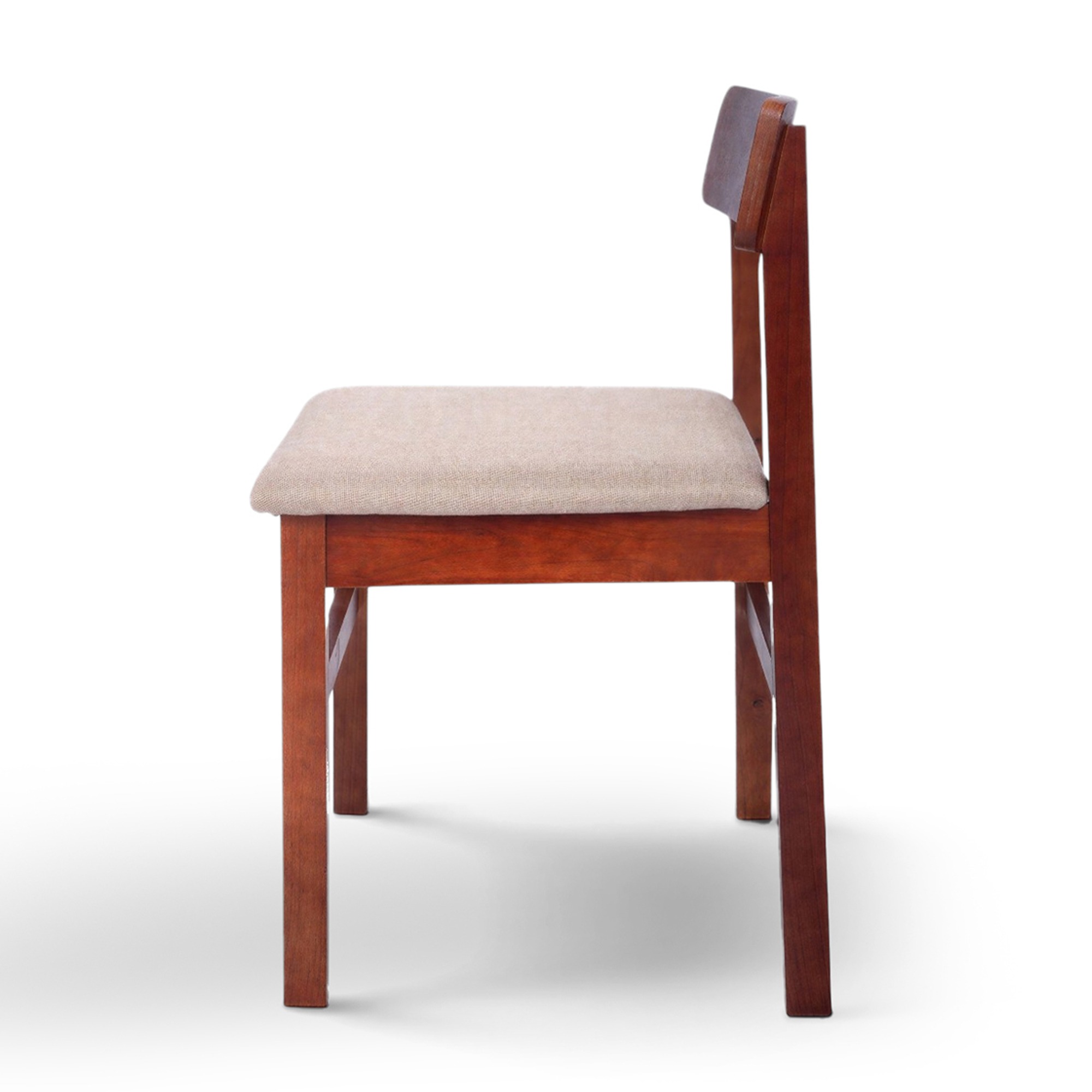 Silla 'Ålesund' - Nogal/Beige