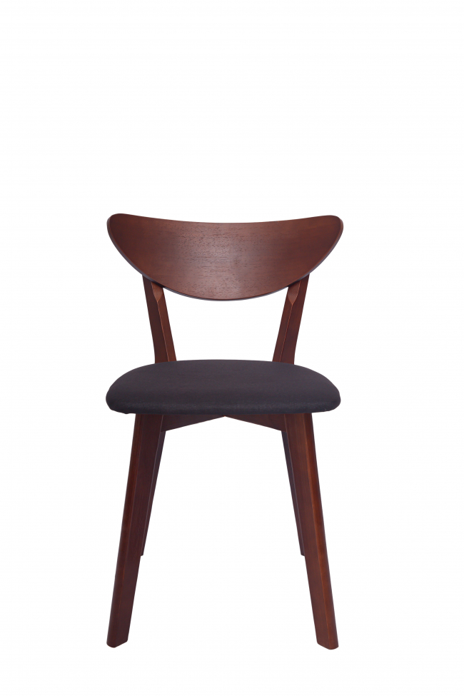 Silla 'Sirdal' - Nogal/Gris oscuro