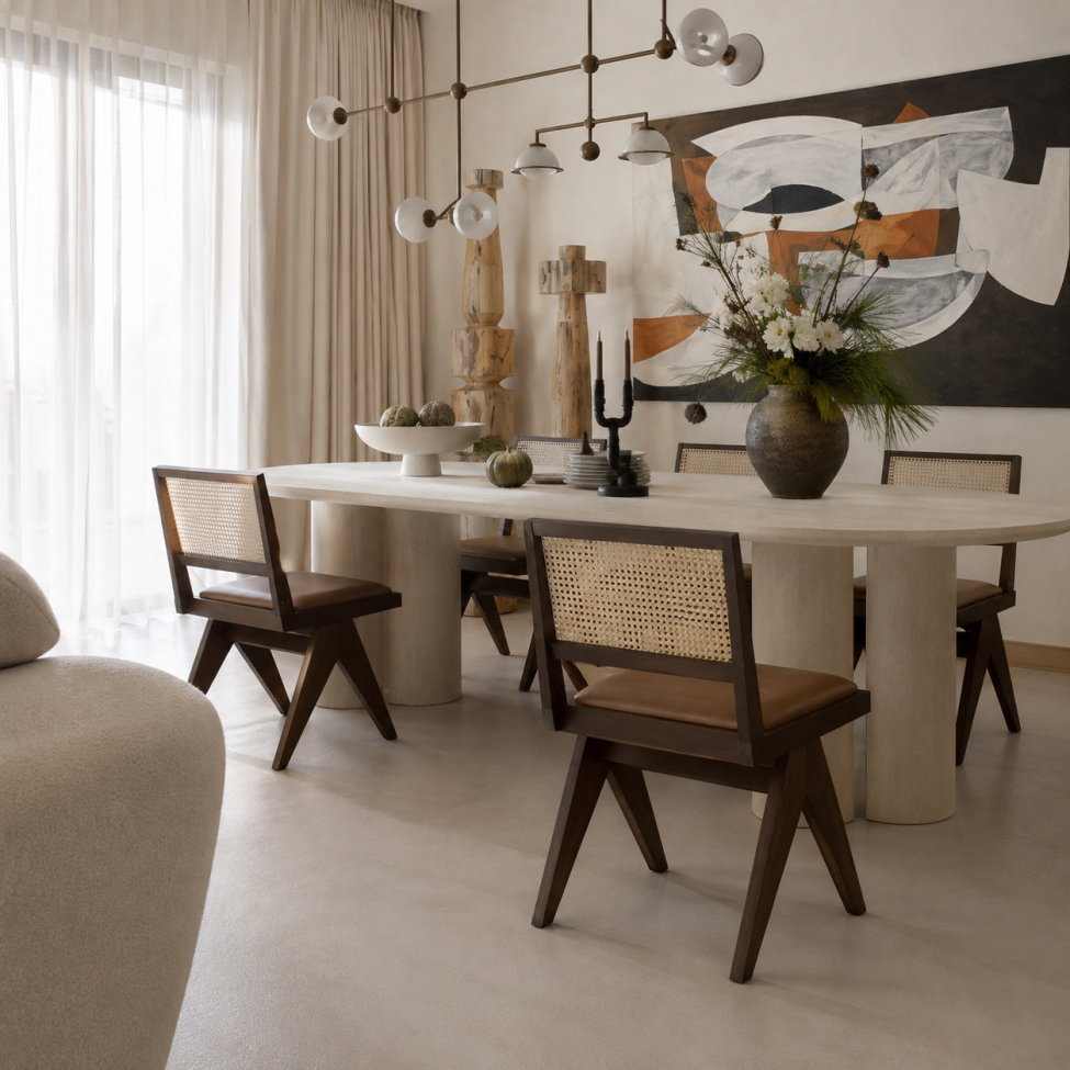Silla 'Jean' - Roble marrón/Beige