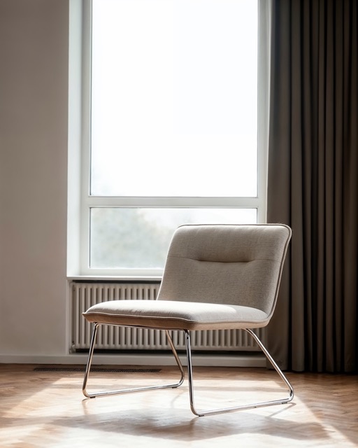 Sillón 'Chelsea' - Gris/metálico