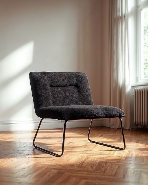 Sillón 'Chelsea' - Negro/Teddy