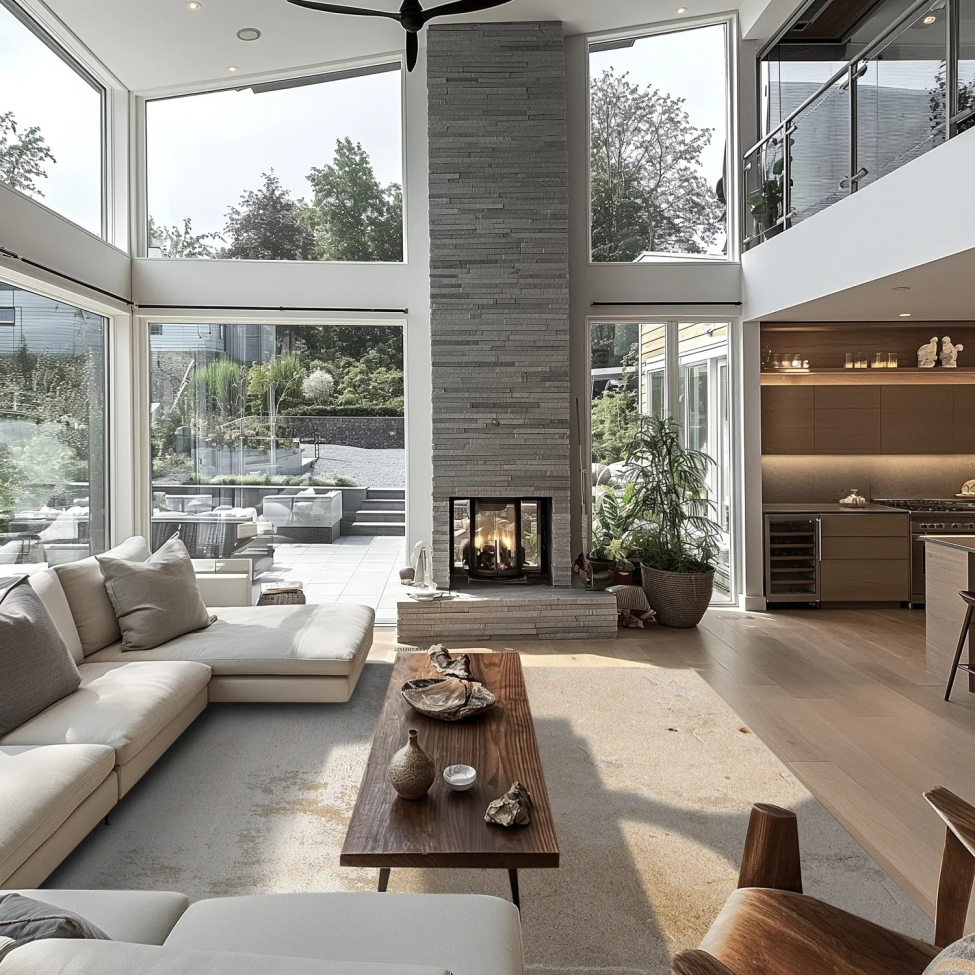 Alfombra Wilton 'Bornos' 200x280cm - Gris/Beige