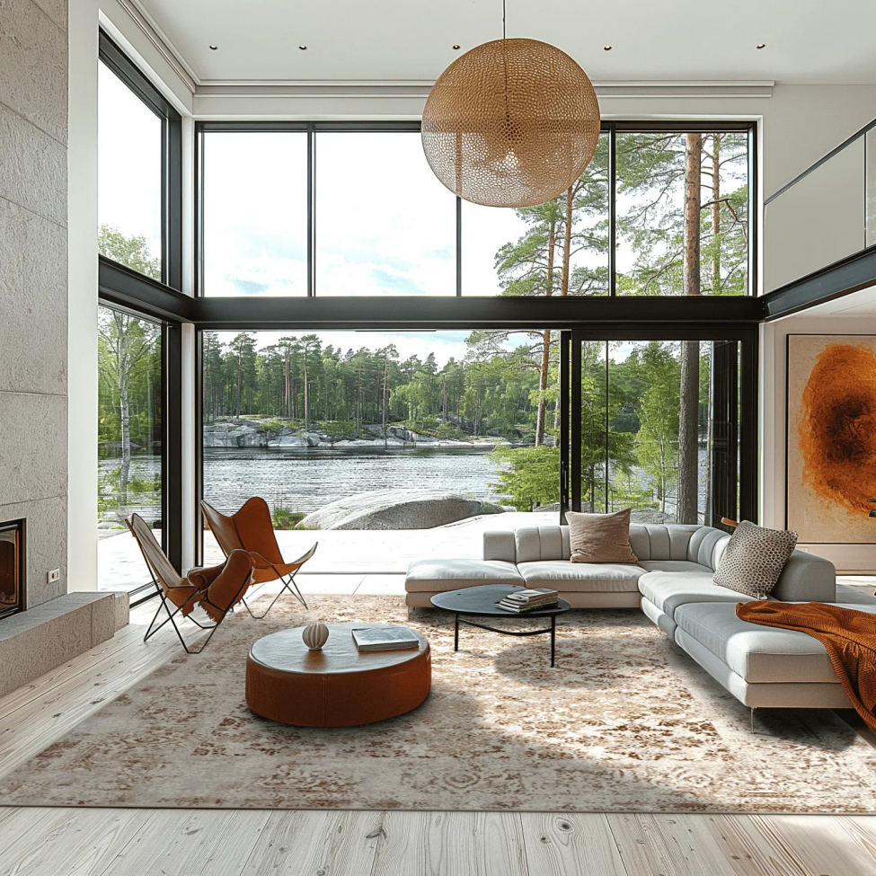 Alfombra Wilton 'Denizli' 290x390cm - Beige