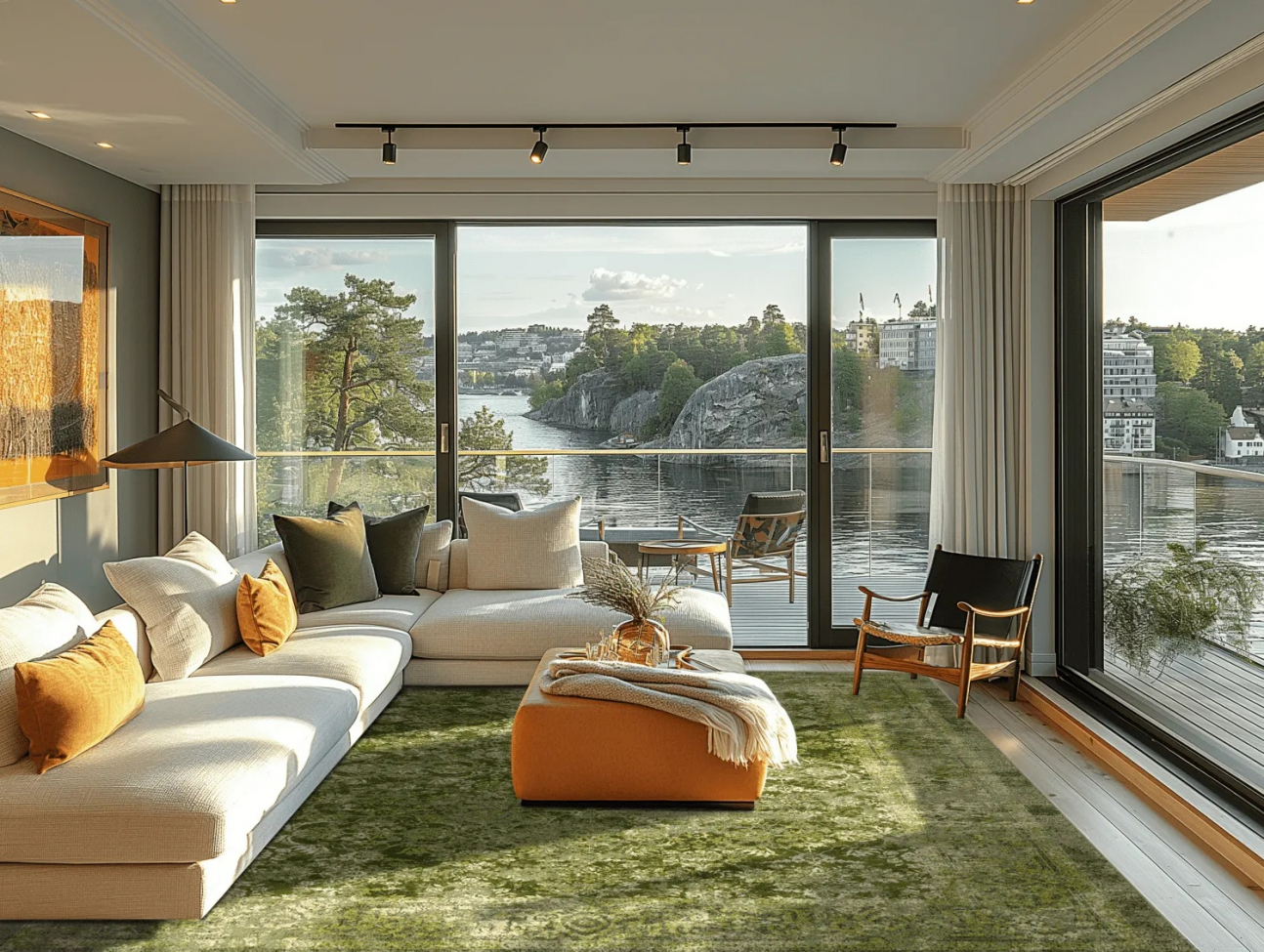 Alfombra Wilton 'Denizli' 200x280cm - Verde