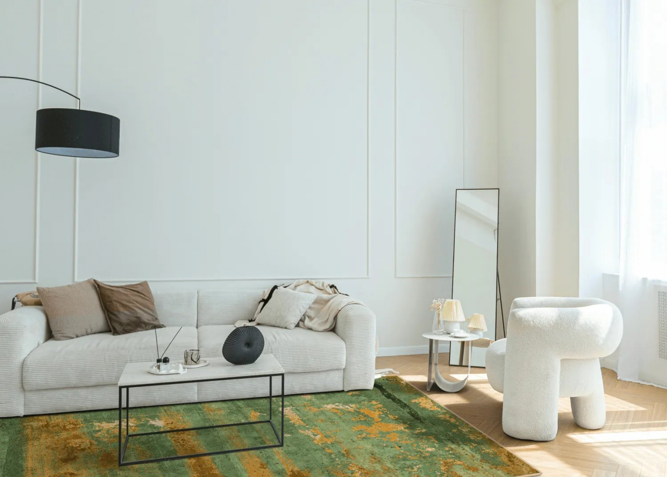 Alfombra Wilton 'Domont' 200x280cm - Verde