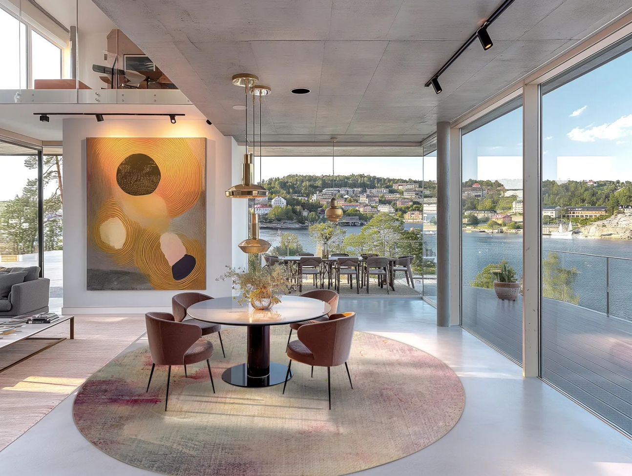 Alfombra redonda 'Mogoro' 200cm - Multi