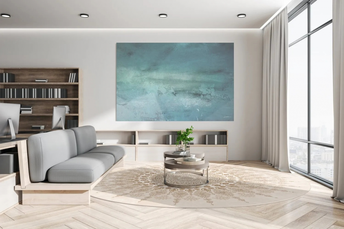 Alfombra redonda 'Sandrigo' 120cm - Beige