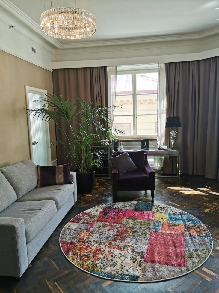 Alfombra redonda 'Ariana' 120cm - Multi