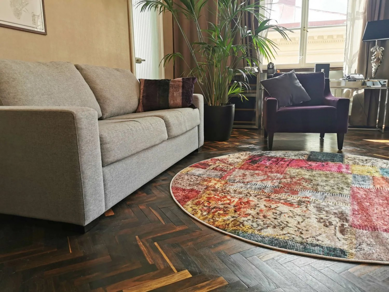 Alfombra redonda 'Ariana' 290cm - Multi