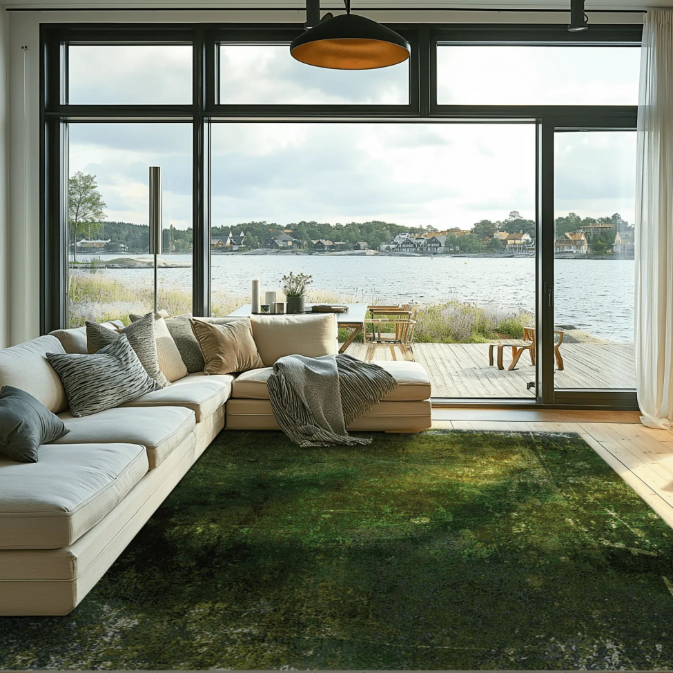 Alfombra Wilton 'Estrada' 80x250cm - Verde