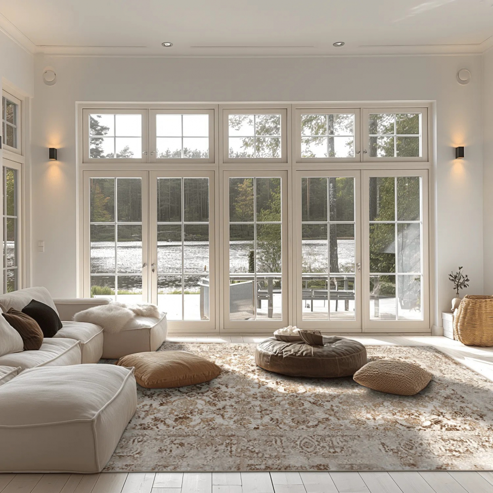 Alfombra Wilton 'Denizli' 240x340cm - Beige