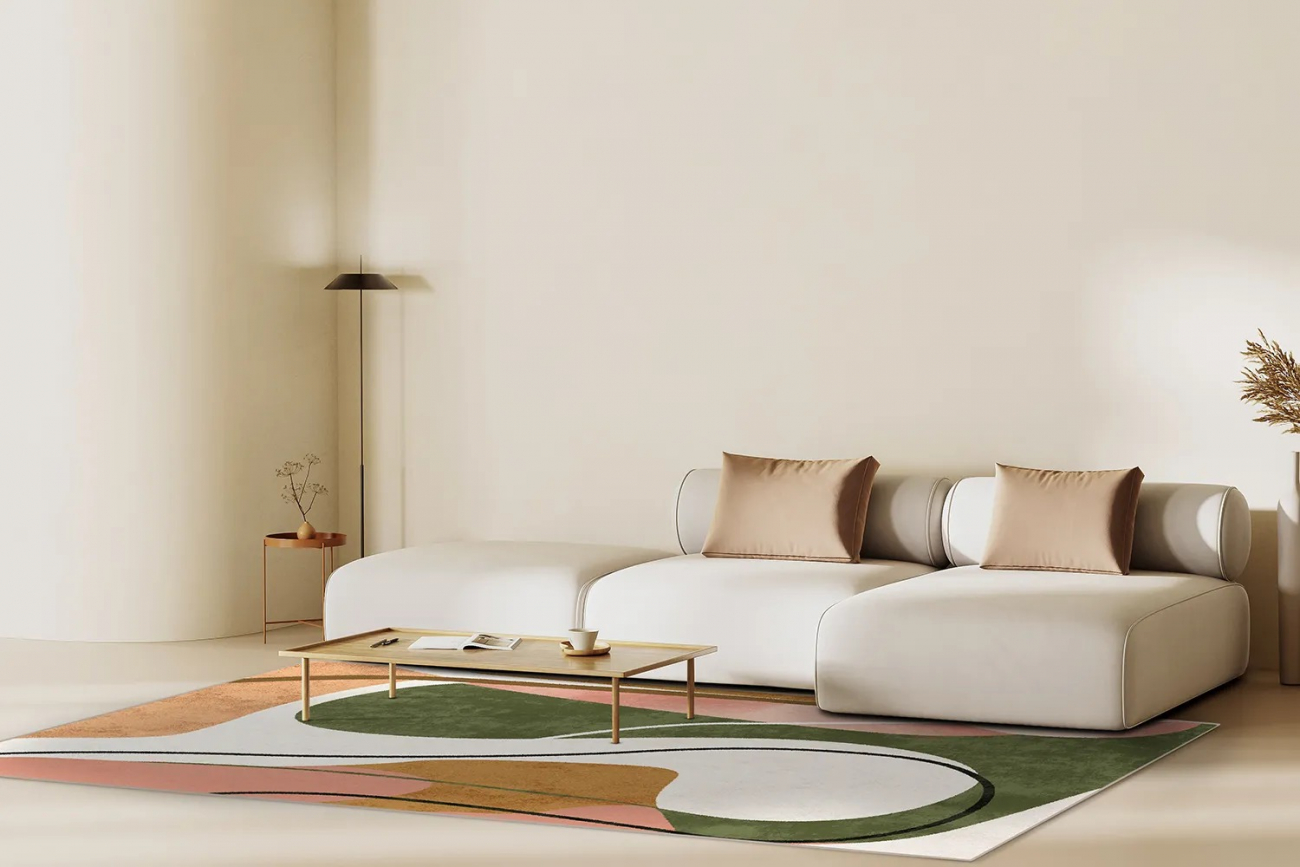 Alfombra Wilton 'Cressida' 240x340cm - Verde/Multi