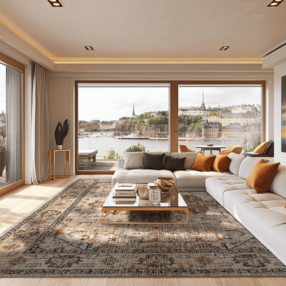 Alfombra Wilton 'Siliana' 130x190cm - Beige