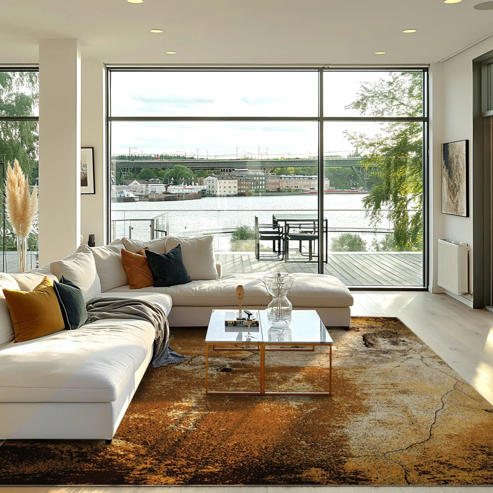 Alfombra Wilton 'Olivera' 80x150cm - Marrón