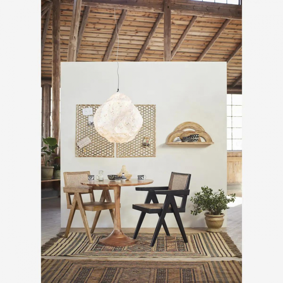 Silla 'Rattan' - Negro