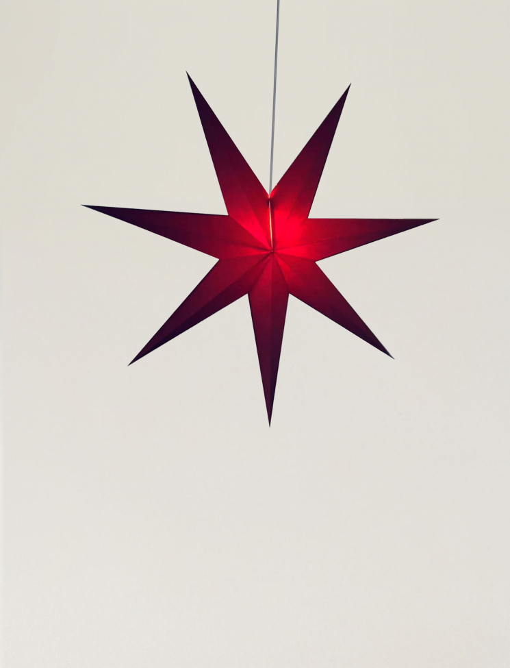 Estrella de Adviento 'Sally' 100cm - Roja