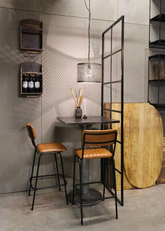 Pared industrial 'New York' L - Negro