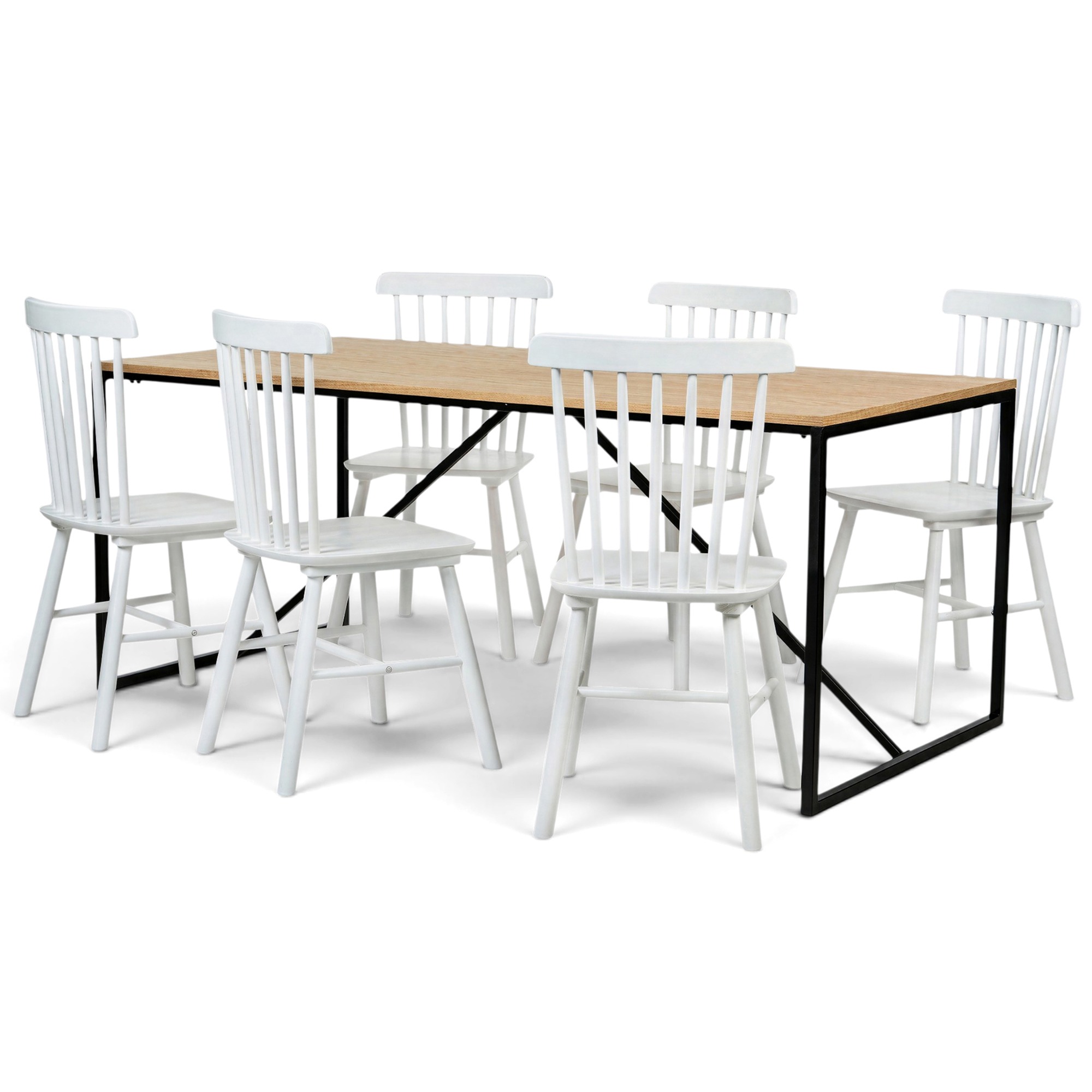 Grupo de comedor 'Vega Elsa' - 1 Mesa & 6 Sillas