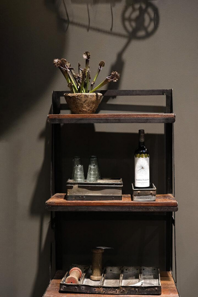 Estantería 'Rústica' - Hierro/Madera