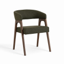 Silla \'Alba\'- Nogal/Verde