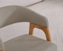 Silla \'Alba\' - Natural/Gris