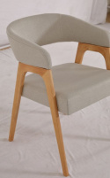 Silla \'Alba\' - Natural/Gris