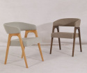 Silla \'Alba\' - Natural/Gris