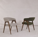 Silla \'Alba\' - Nogal/Greige