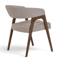 Silla \'Alba\' - Nogal/Greige