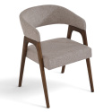 Silla \'Alba\' - Nogal/Greige