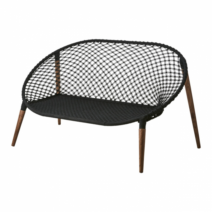 Sofá \'Elof\' - Macramé/negro en el grupo Muebles / Sofás / Sofás de 2 plazas con Reforma (084-016-60)