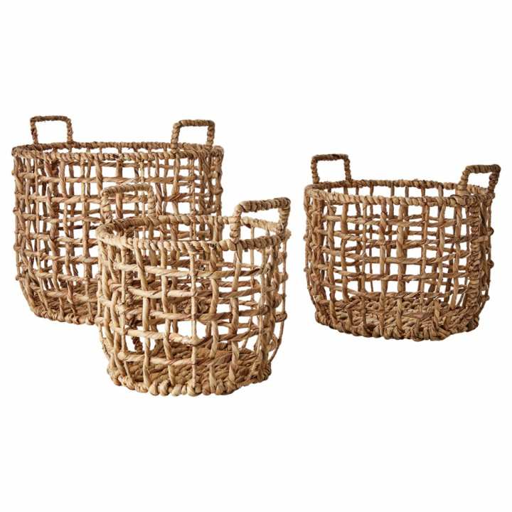 Paquete de 3 Cestas \'Collect\' - Natural en el grupo Decoración / Decoración / Otra decoración con Reforma (085-519-00)