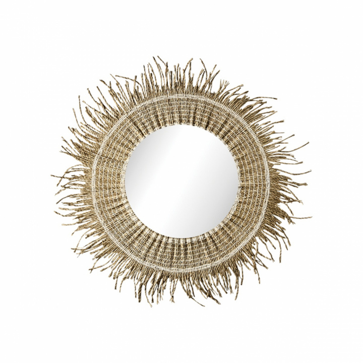 Espejo \'Stina\' redondo 60cm - Natural en el grupo Decoración / Decoración / Espejos con Reforma (085-543-00)