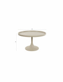 Mesa de centro \'Jason\' Ø69 cm - Beige