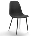 Silla \'Gal\' - Gris/Negro