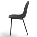 Silla \'Gal\' - Gris/Negro
