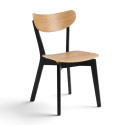 Silla \'Ärsjö\' - Natural/Negro
