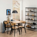 Silla \'Ärsjö\' - Natural/Negro