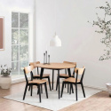 Silla \'Ärsjö\' - Natural/Negro