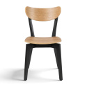 Silla \'Ärsjö\' - Natural/Negro